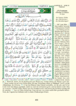 Tajweed Quran with Meaning translation and topics index in German, size: 17×24 cm - Image 3